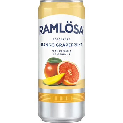 Burk Ramlösa Sleek Mango-Grapefrukt 33cl
