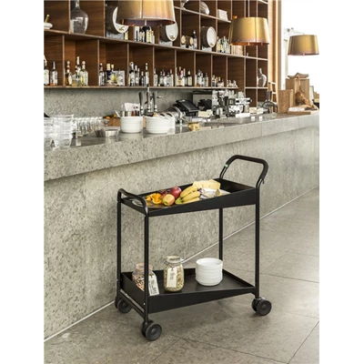 Serveringsvagn Svart