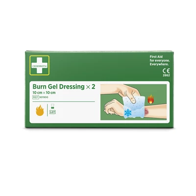 Burn Gel Kompress 10x10cm 2-pack Cederroth 901900