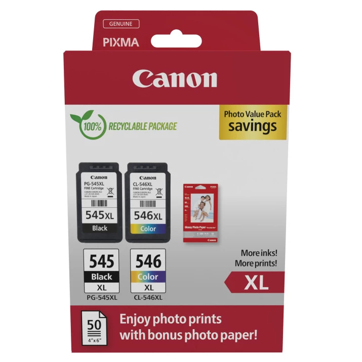 Bläckpatron Canon PG-545XL/CL-546XL Photo multpack