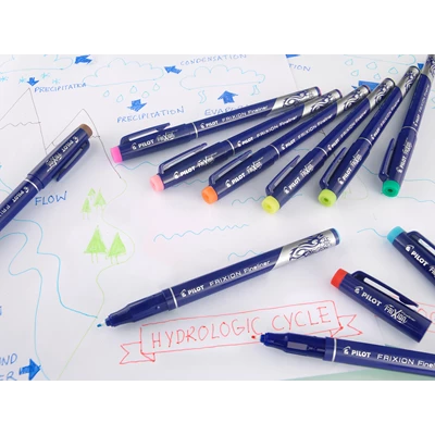 Penna Fiber Fineliner Pilot Frixion gul