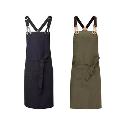 Bröstlappsförkläde Segers Svart