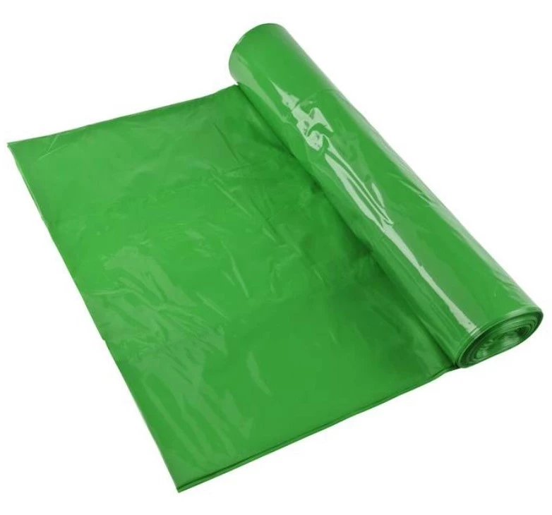 Plastsäck 70L 600x900mm 45my Grön 25st/rl x 10rl