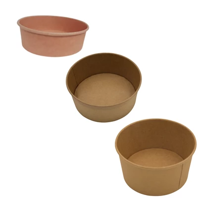 Pappersbägare Kartong Ø150mm Brun 500ml 300st