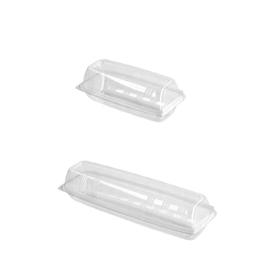 Baguetteform vidhängt lock