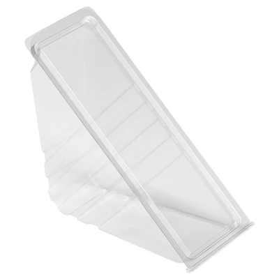 Sandwichform låg singel 3-kant m lock 500st