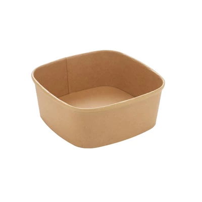 Salladsskål Kartong Kvadrat 1200ml 300st/kolli
