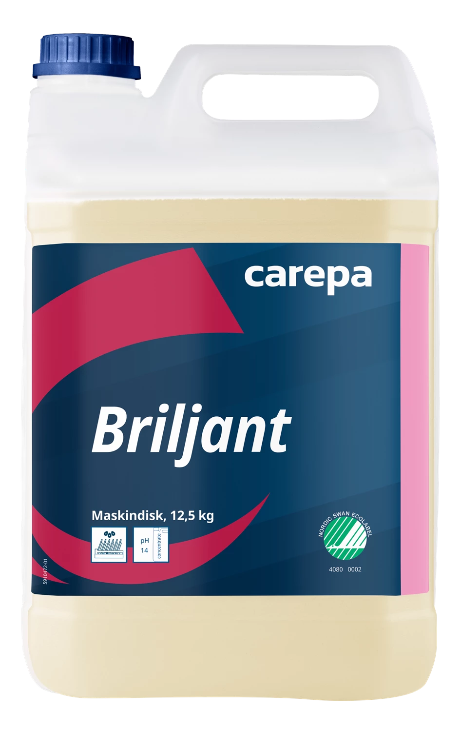 Maskindiskmedel Carepa Briljant 12,5kg