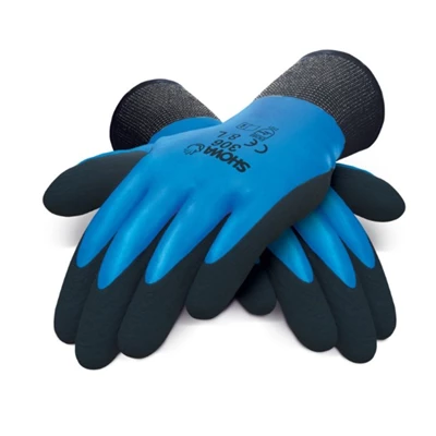 Handske latexbelagd Showa 306 stl 6S-10/XXL