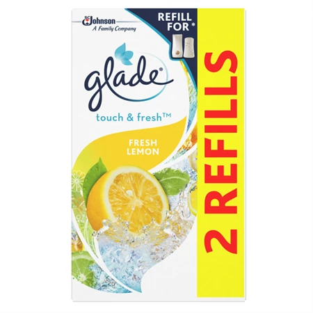 Doftspray Glade Touch&Fresh Lemon 10ml Refill 12st