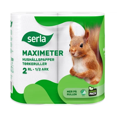 Hushållspapper Serla 28m 12rl/kolli
