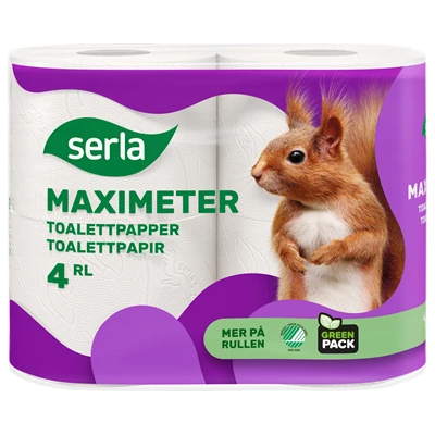 Toalettpapper Serla 43m 24rl/kolli