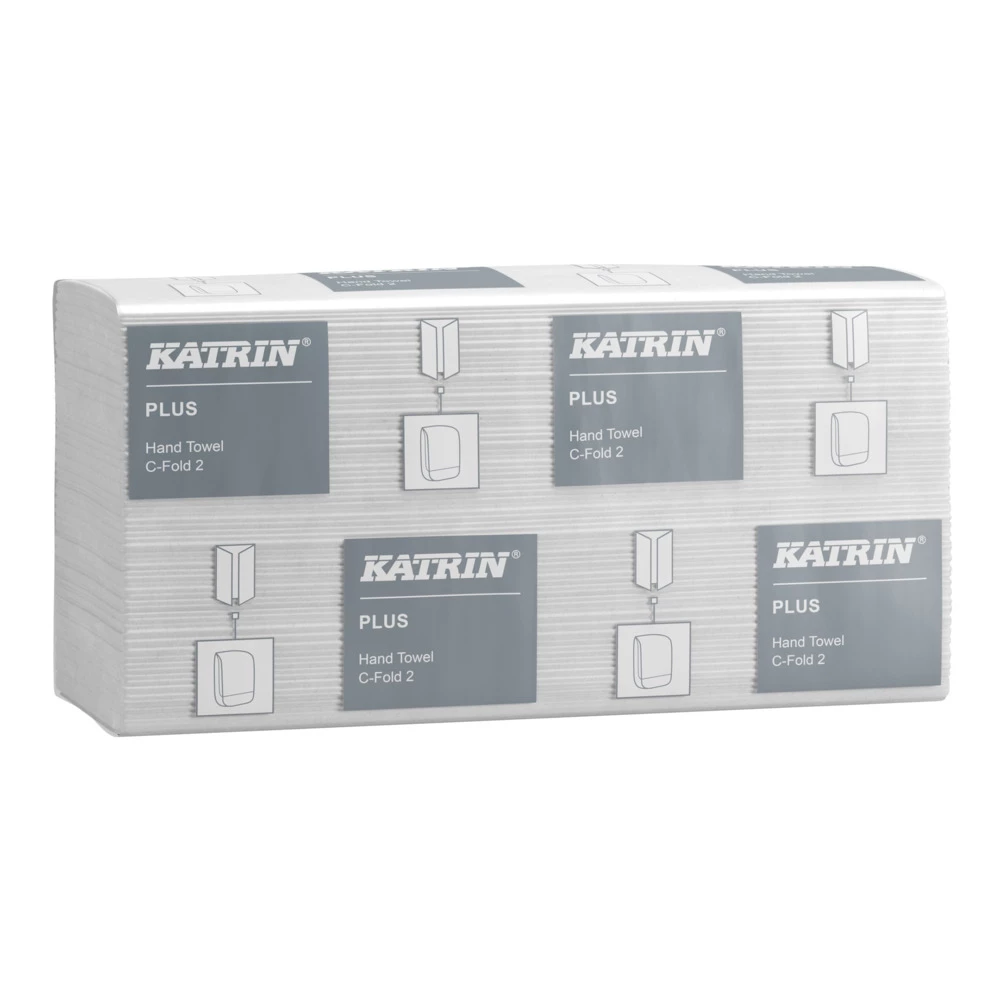 Pappershandduk Katrin Plus C-Fold 1600st/kolli