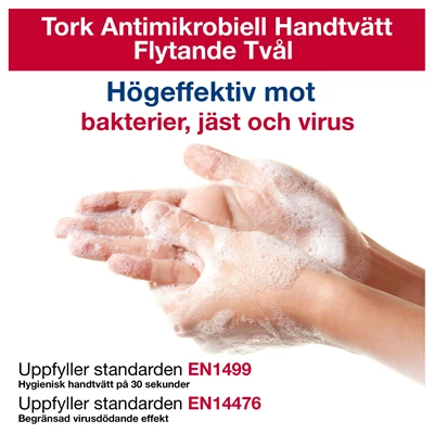 Handtvål Tork S1 Antimikrobiell 6st/kolli