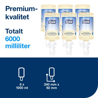 Handtvål Tork S4 Odor-Control 6st/kolli