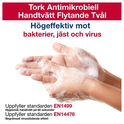 Handtvål Tork S4  Antimikrobiell 6st/kolli