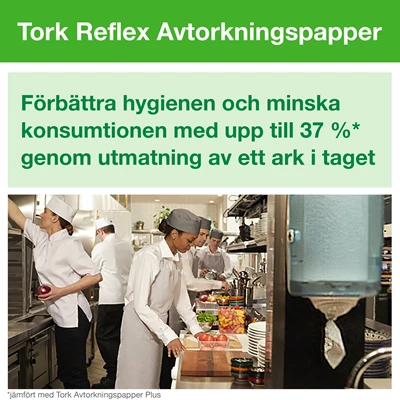 Handtorkpapper Tork Reflex M4 6st/kolli