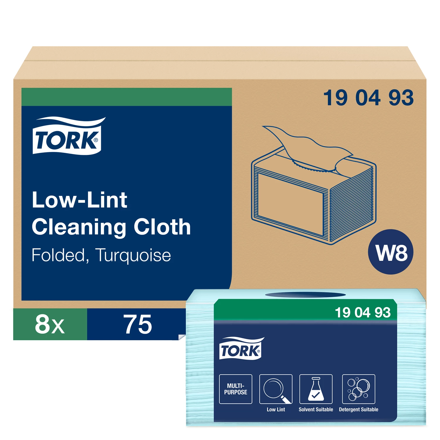 Rengöringsduk Tork Precision W8 75/fp