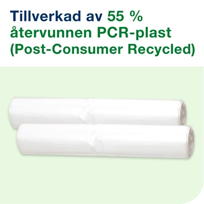 Soppåse 50L Tork B1 Vit 25st/rl x 10rl