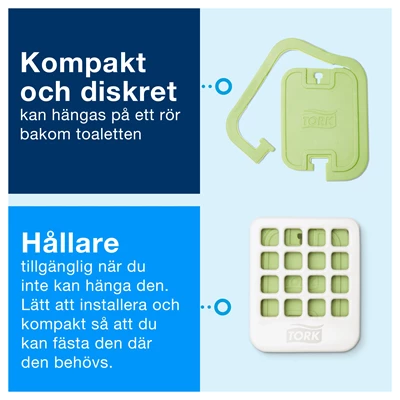 Luktförbättrare Airfreshener Tork Disc Blom 4x20st