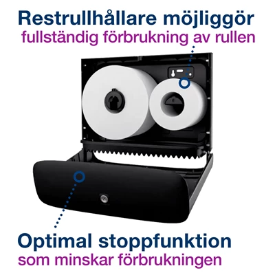 Dispenser Toa Tork T2 Mini Jumbo Rostfri