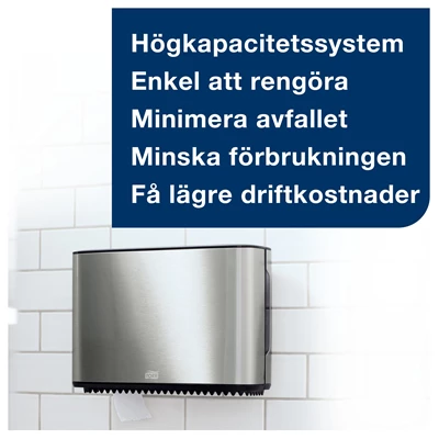 Dispenser Toa Tork T2 Mini Jumbo Rostfri