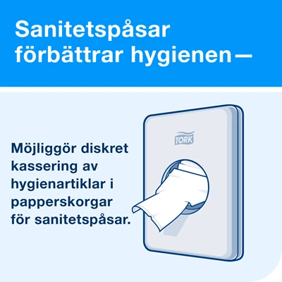 Sanitetspåse Tork B5 25st/rl