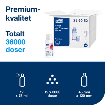 Luktförbättrare Tork Airfreshener Blom 75ml A1
