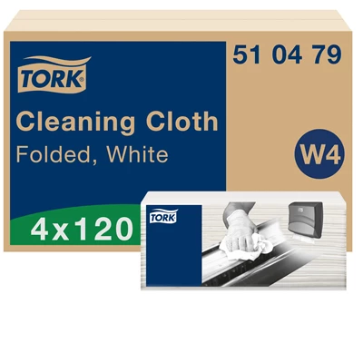 Rengöringsduk Tork Mjuk W4 120/fp