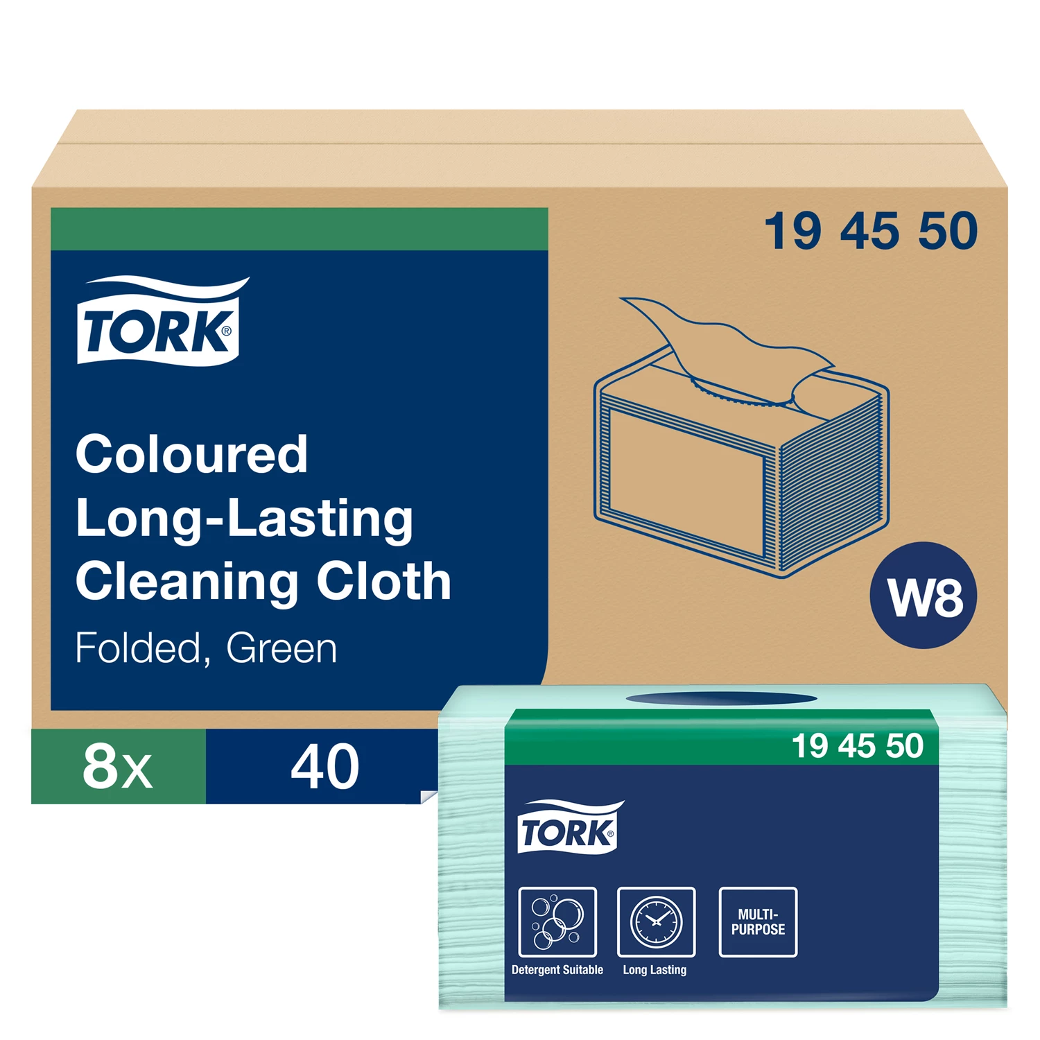 Industritork Tork Premium Grön 40st/fp