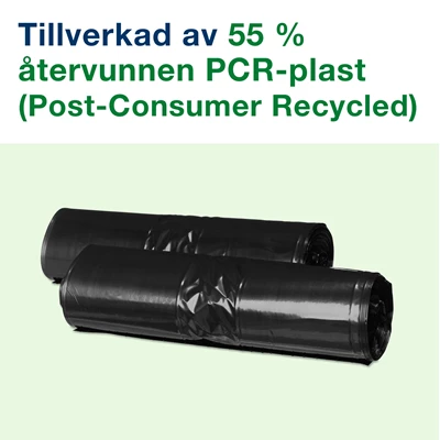 Sanitetspåse Tork B3 Plast Svart 50st/rulle