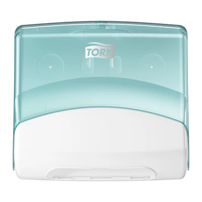 Dispenser Torkduk Tork W4 Top Pack Turkos/Vit