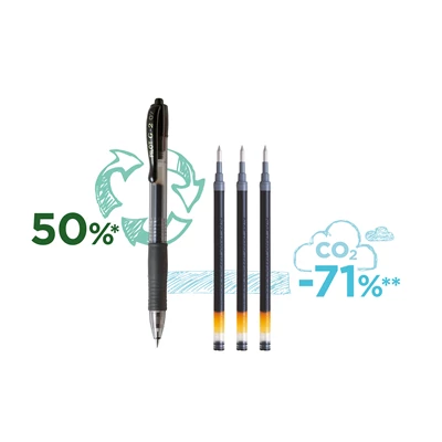 Penna Gel Pilot G2 0,7 svart