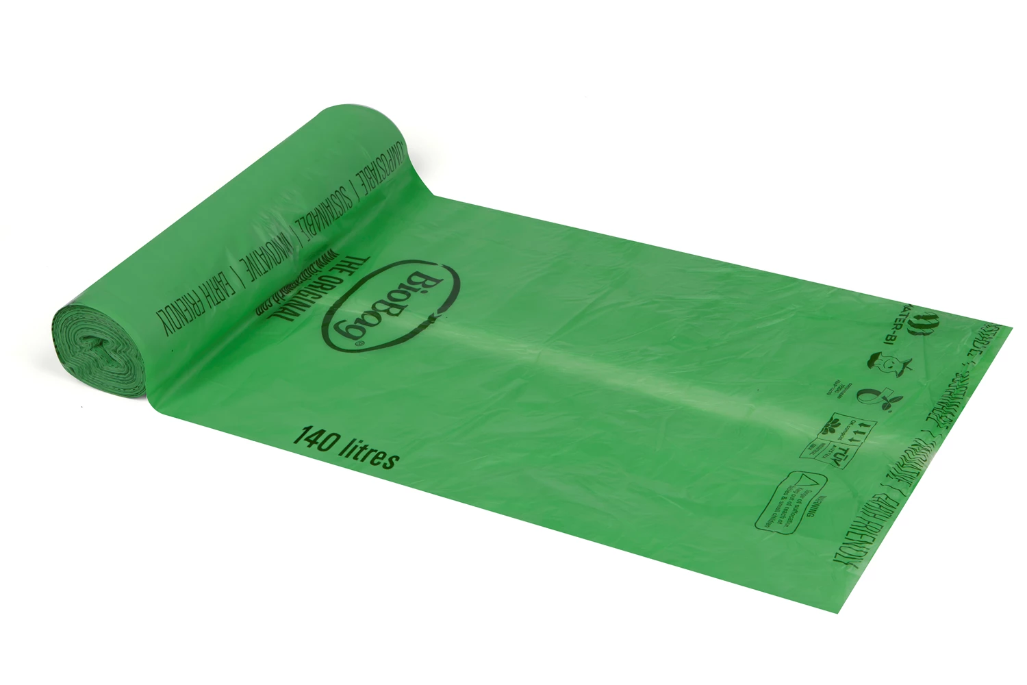 Plastsäck 120/140L BioBag 16st/rl
