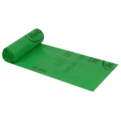 Plastsäck 125L BioBag Extra starka 10st/rl