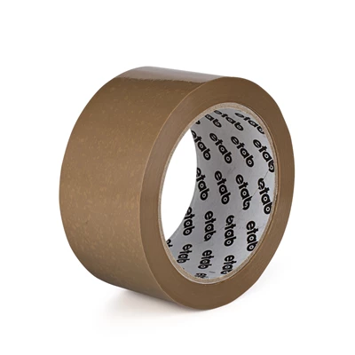 Packtejp Etab PVC 50mm x 66m Brun