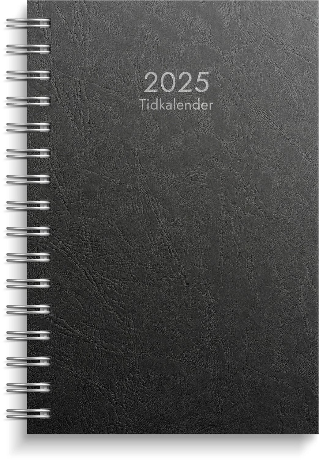 Kalender 2025 Tidkalender Svart kartong