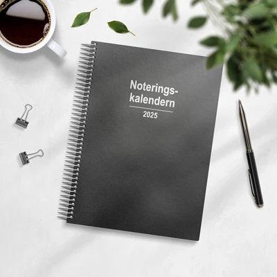 Kalender 2025 Noteringskalendern refill