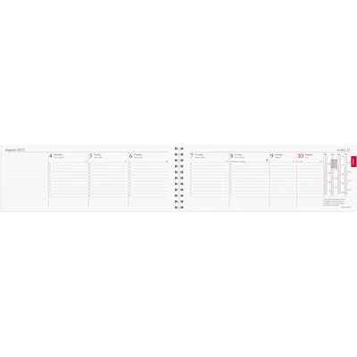 Stor Plankalender 2025 spiralbunden