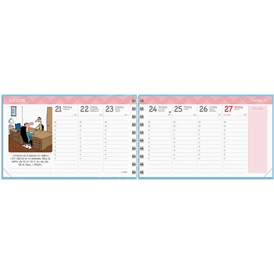 Kalender 2025 Veckokalendern Humor
