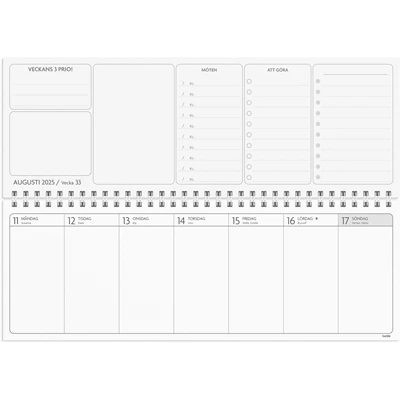 Kalender 2025 Bordsalmanackan Få det gjort