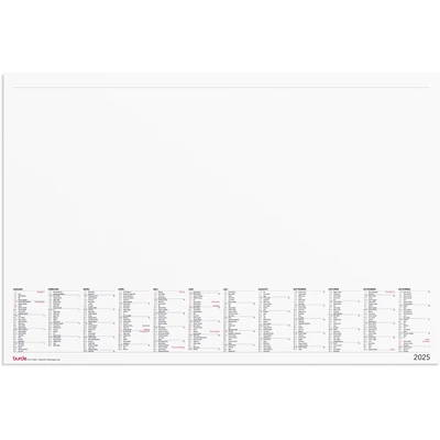 Kalender 2025 Skrivunderlägg Elegant