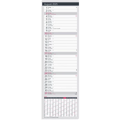 Stor Bordskalender 2025 Elegant
