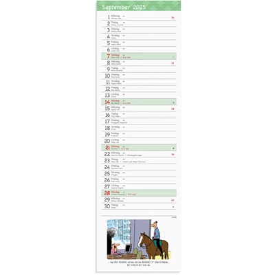 Stor Bordskalender 2025  Humor