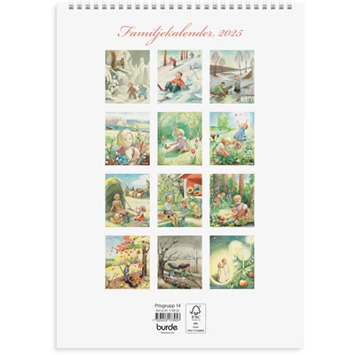 Familjekalender 2025 Kerstin Frykstrand
