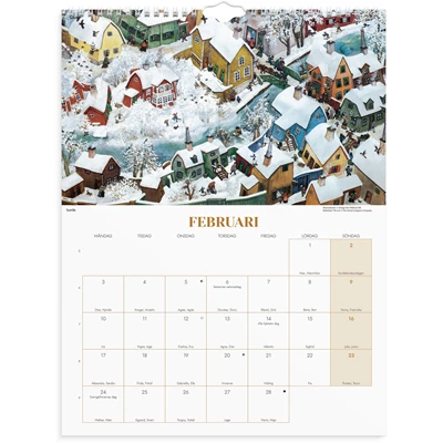 Väggkalender 2025 Ilon Wikland
