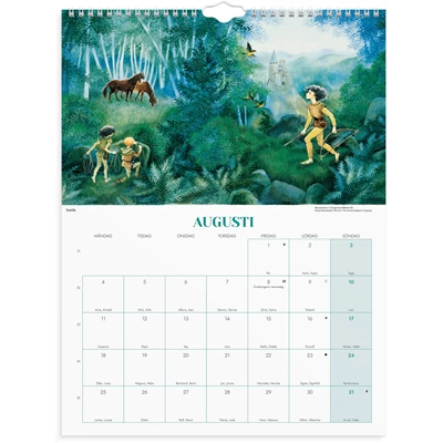 Väggkalender 2025 Ilon Wikland