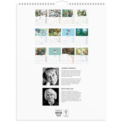 Väggkalender 2025 Ilon Wikland