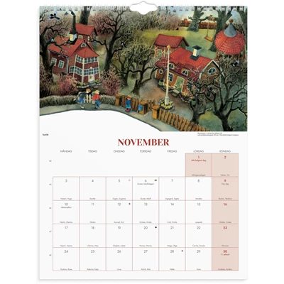 Väggkalender 2025 Ilon Wikland