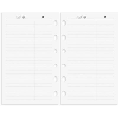 Systemkalender 2025 Compact Brunt skinn